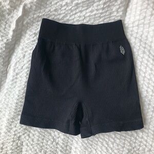Free people ribbed bike shorts